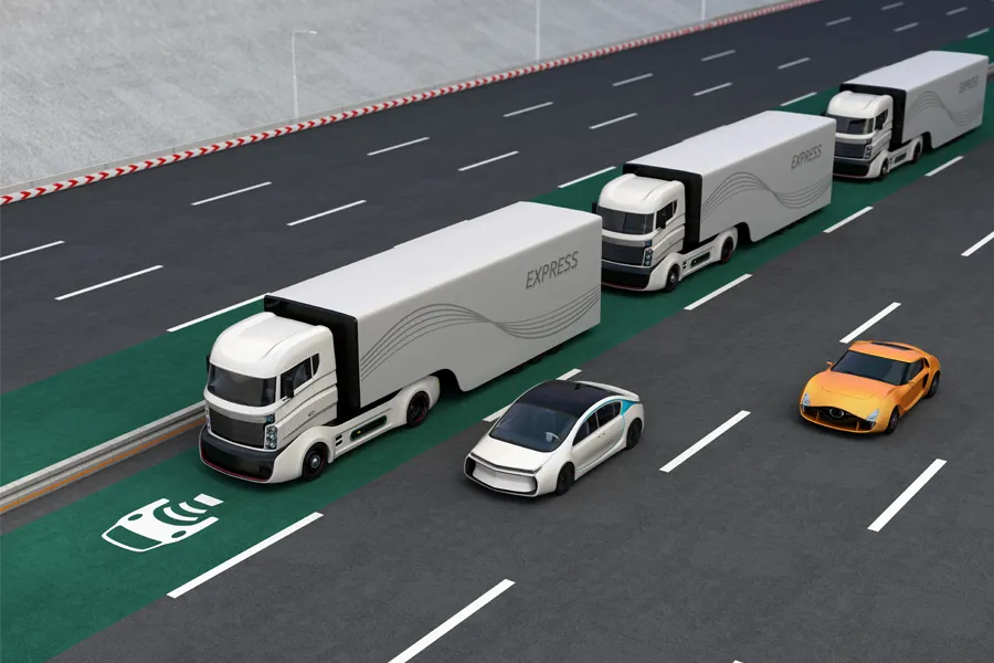 Driverless truck