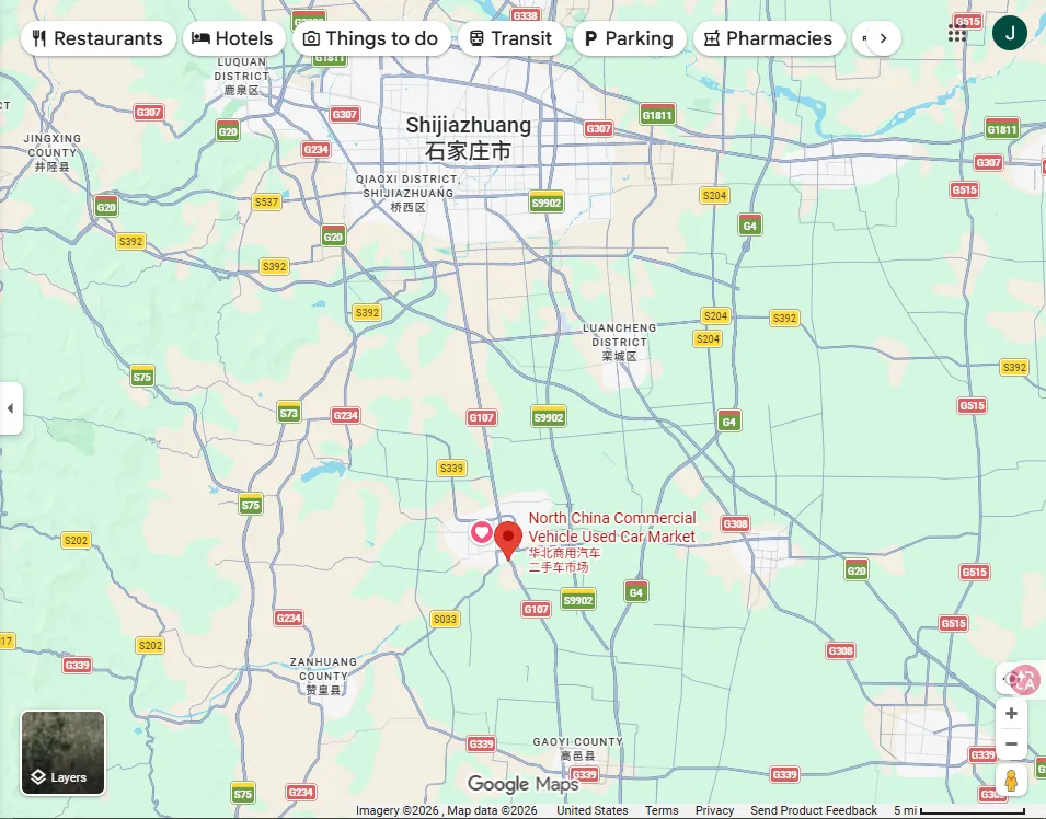 The largest second-hand commercial vehicle market in northern China