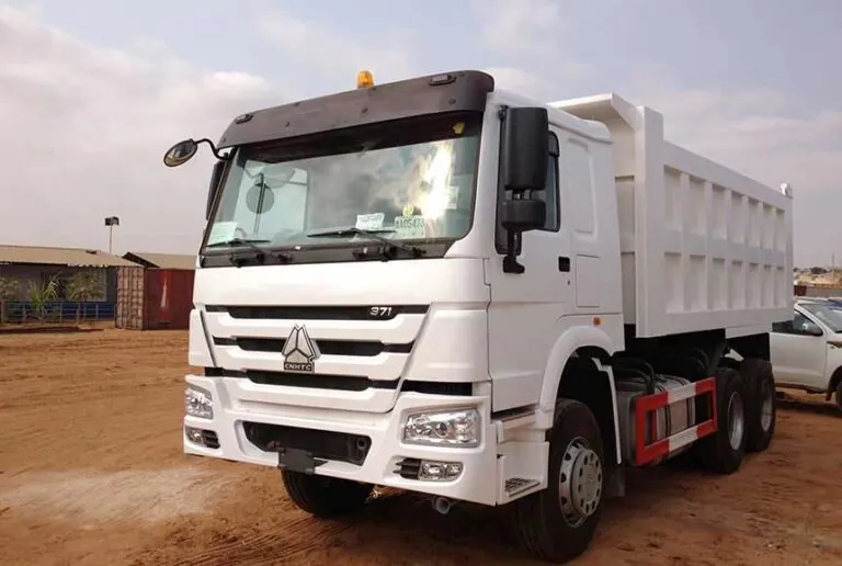 Used HOWO 371 dump truck for sale in China — 2026 used truck prices in Nigeria, CIF Lagos