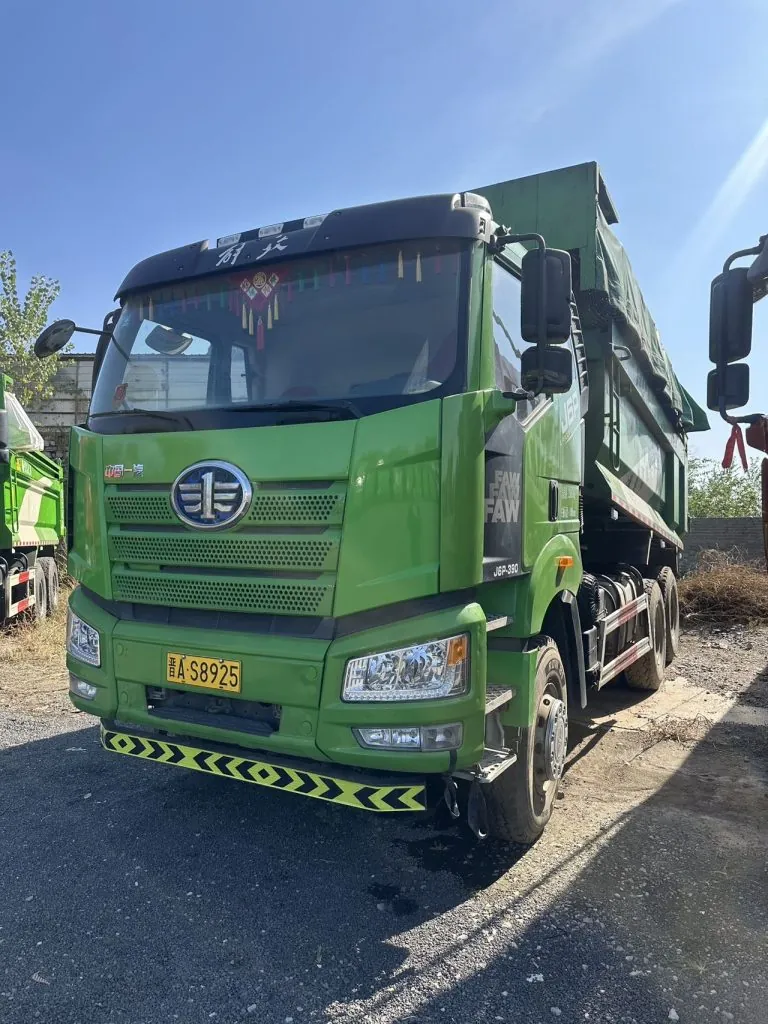FAW J6 6x4 used dump truck from China — fuel-efficient option for African buyers
