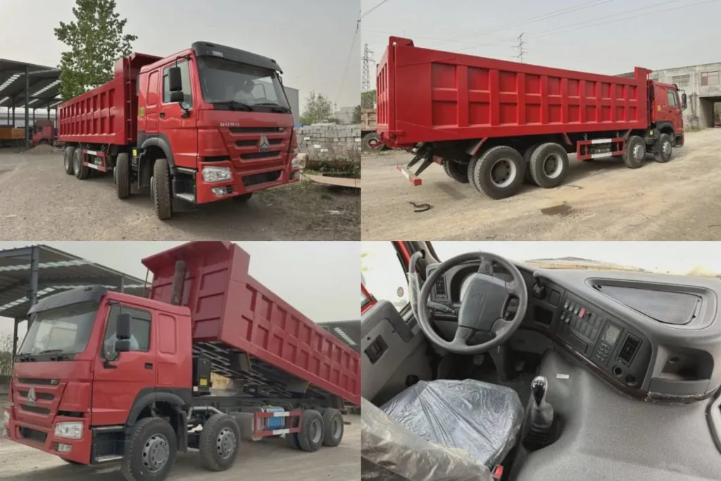 High-quality second-hand HOWO 371 dump truck
