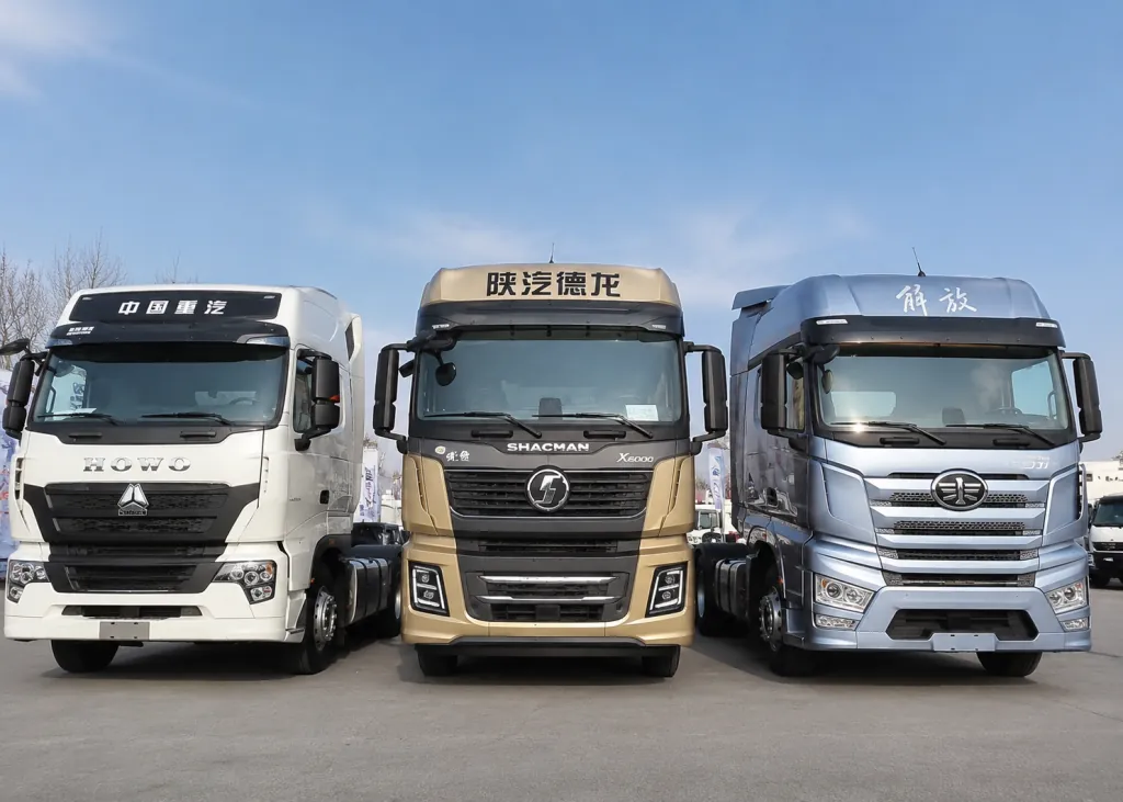 HOWO, Shaanxi Automobile, and Jiefang - the three major players in China's truck exports, each have their own strengths.