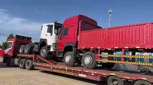 fifth wheel plate inspection used tractor truck before shipment