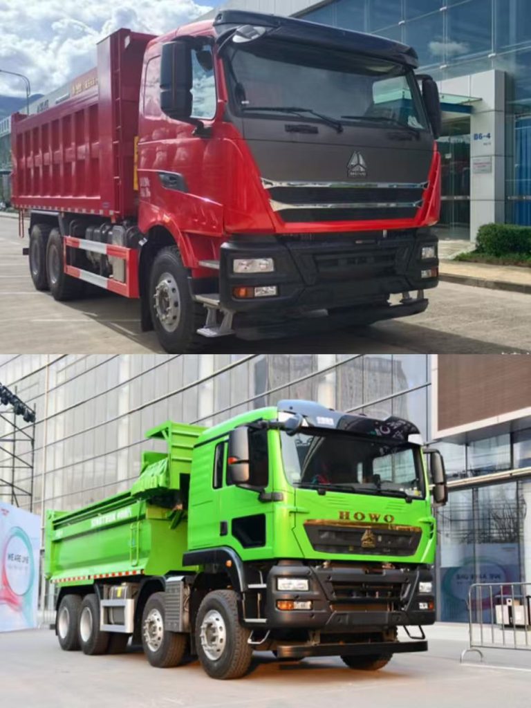 Comparison of 6x4 vs 8x4 Chinese used dump trucks — differences in axle configuration explained