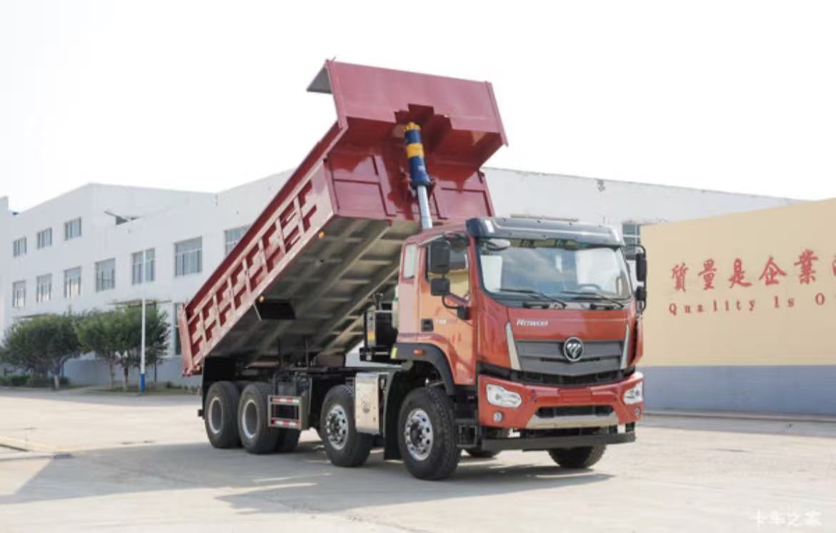 FOTON ES7 dump truck ready for export from China to Africa