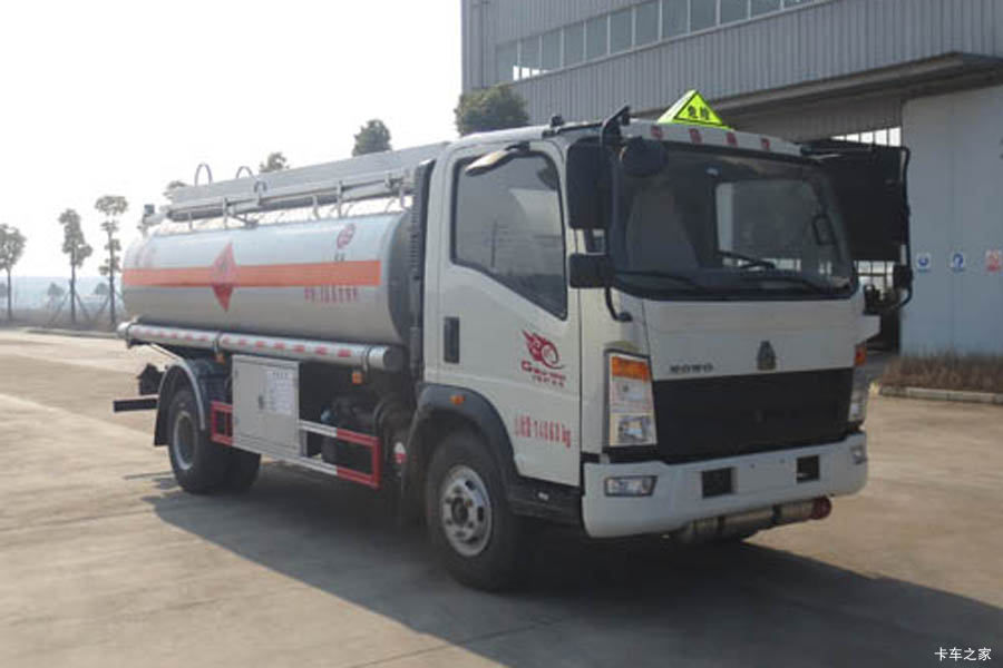 Used Chinese trucks waiting for export at HebeiCar yard — HOWO and Shacman chassis for fuel tanker tank body fitting