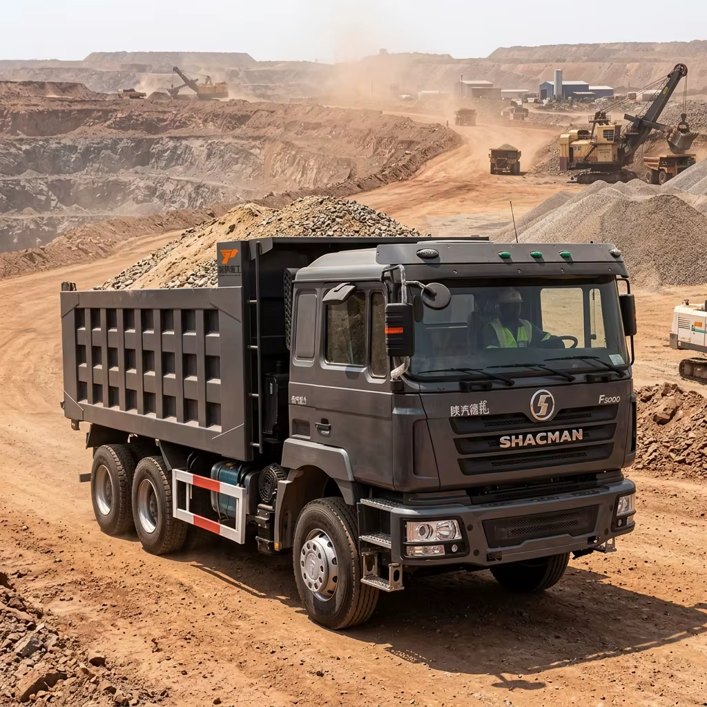 Shacman F3000 dump truck for Botswana mining operations