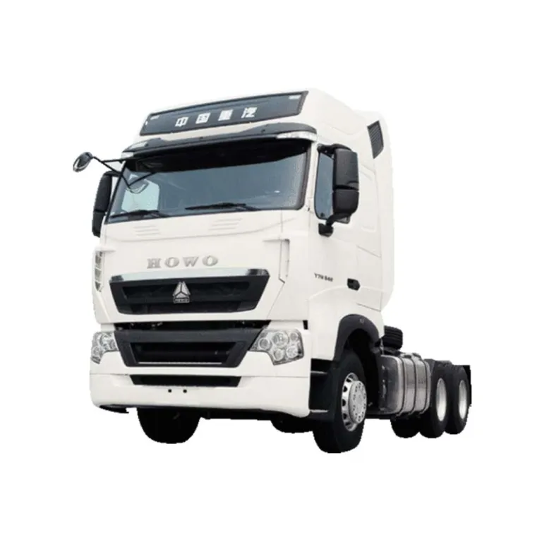 HOWO T7H 6x4 tractor truck for sale from China export yard