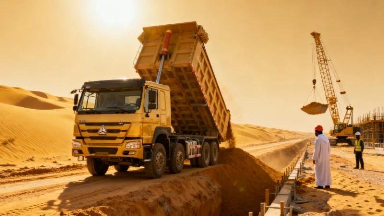 HOWO 371 dump truck for sand business in Nigeria - used dump truck from China for sand delivery