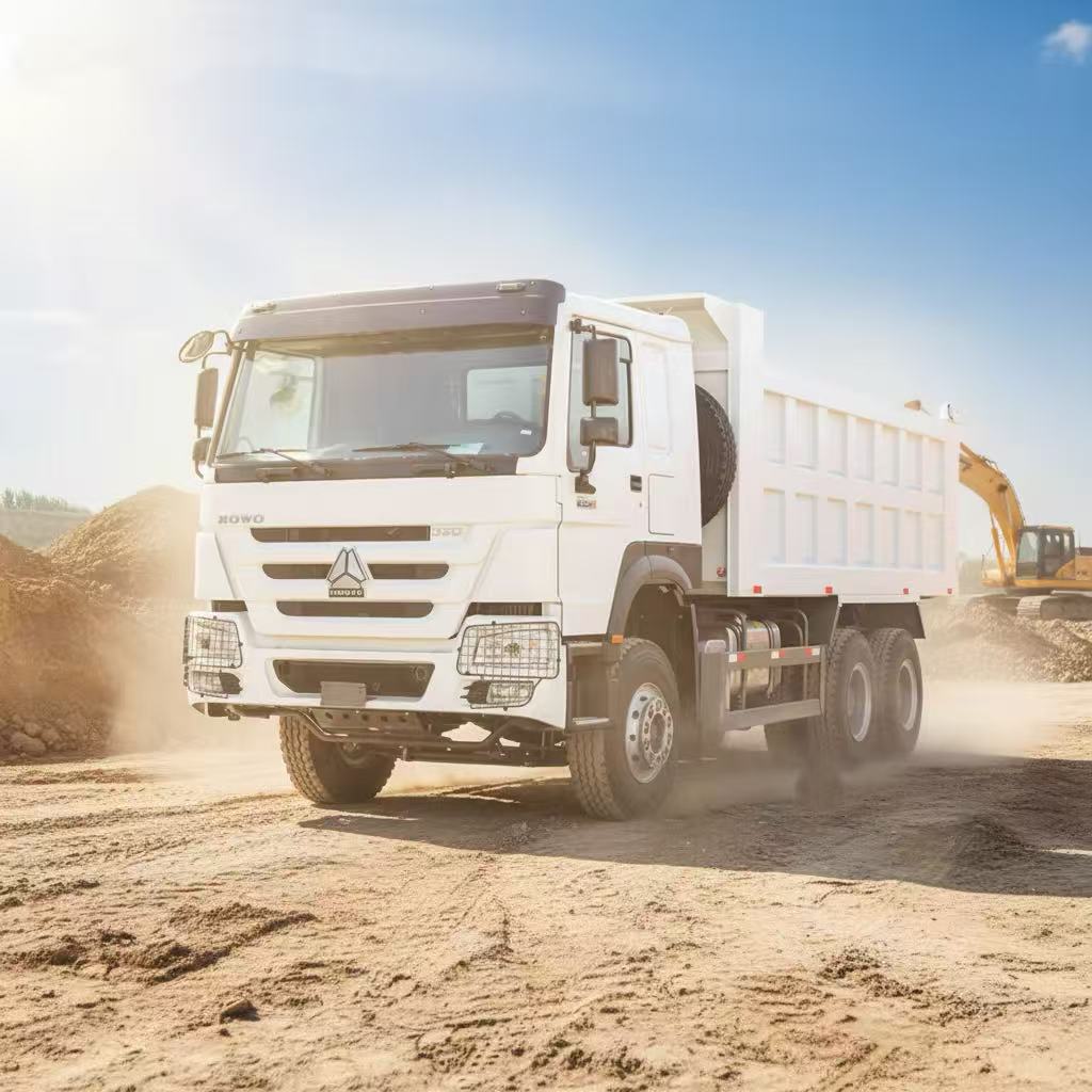 HOWO 6x4 dump truck, one of the most popular Chinese used trucks for export to Africa and the Middle East